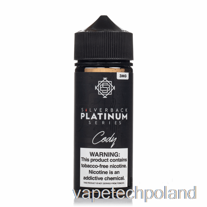 Vape Shop Warszawa Cody - Seria Silverback Platinum - 120ml 6mg